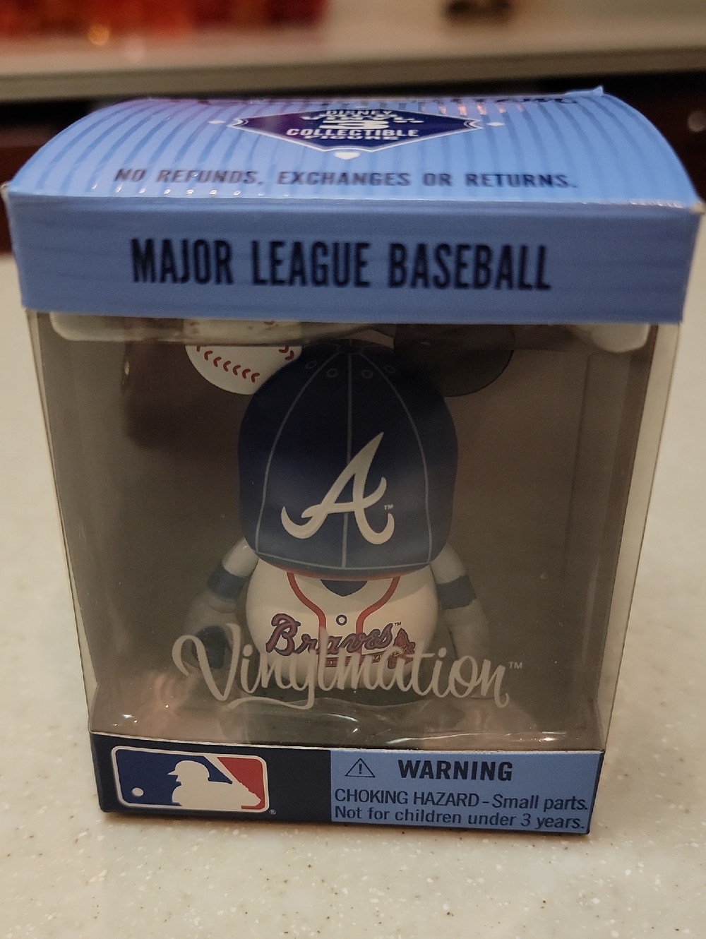 MLB Atlanta Braves Vinylmation Collectible Figure - Blue/White